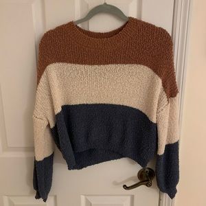 3 colored sweater